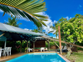 Villa Noix de cajou - Piscine Privée Jardin tropical, proche plages et centre ville